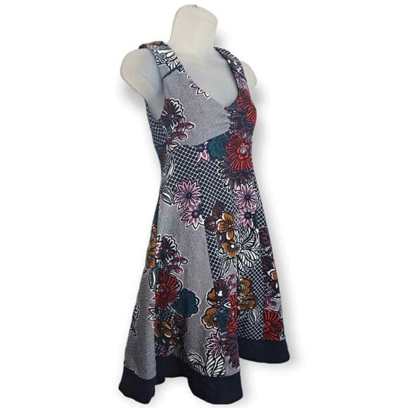 Anthropologie Maeve Fairchild Flared Floral Dress size XS - Picture 3 of 8